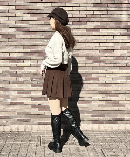 ポローラ　ボリュームワンショルダーニット 再入荷】ボリュームリボンワンショルダーニット – poláura