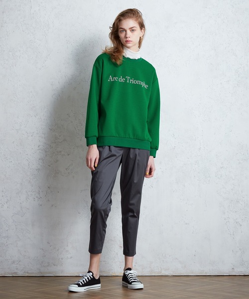 LE SOUK HOLIDAY（ルスークホリデー）の「タックテーパードパンツ（チノパンツ・レディース・カーキ/ブラウン/チャコールグレー/ブラック/ベージュ/ブルー・M/L/S）」の17枚目の写真