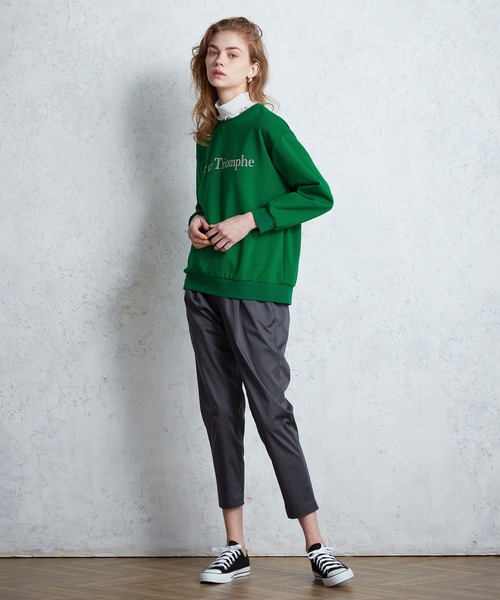 LE SOUK HOLIDAY（ルスークホリデー）の「タックテーパードパンツ（チノパンツ・レディース・カーキ/ブラウン/チャコールグレー/ブラック/ベージュ/ブルー・M/L/S）」の21枚目の写真