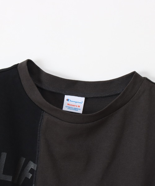 Champion(チャンピオン)の「【Champion/チャンピオン】レディース ショートスリーブTシャツ(Tシャツ/カットソー・レディース・ベージュ系その他4/ブラック系その他/レッド系その他6・LARGE/MEDIUM)」の9枚目の写真