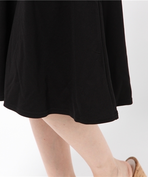 SLY（スライ）の「TP BASIC FLARE M/SK（スカート・レディース・カーキ系/ブラック/ホワイト・FREE）」の5枚目の写真