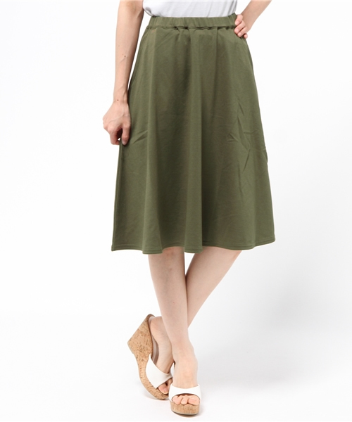 SLY（スライ）の「TP BASIC FLARE M/SK（スカート・レディース・カーキ系/ブラック/ホワイト・FREE）」の11枚目の写真