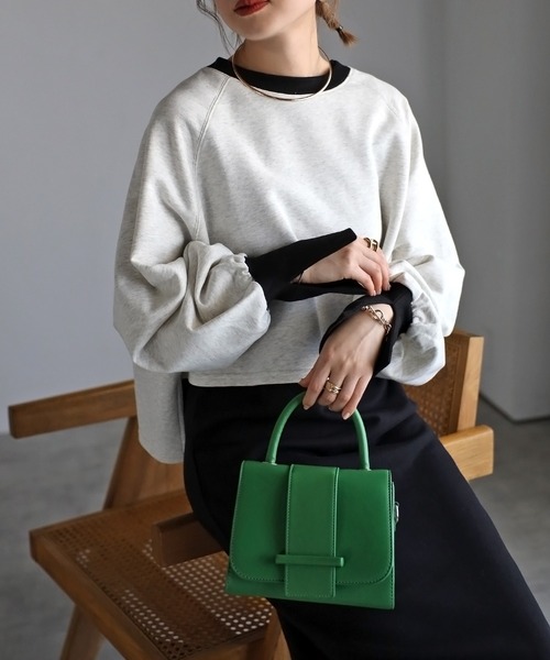 スウェットコンビワンピース（ワンピース）｜Bonjour Sagan