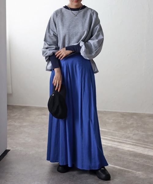 スウェットコンビワンピース（ワンピース）｜Bonjour Sagan