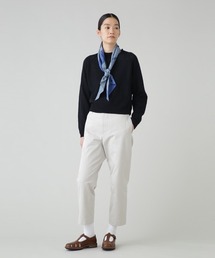 パンツ MargaretHowell CottonTwill 2tuck Slacks Wide Leg Trouser Heavy Cotton Twill – La Garçonne