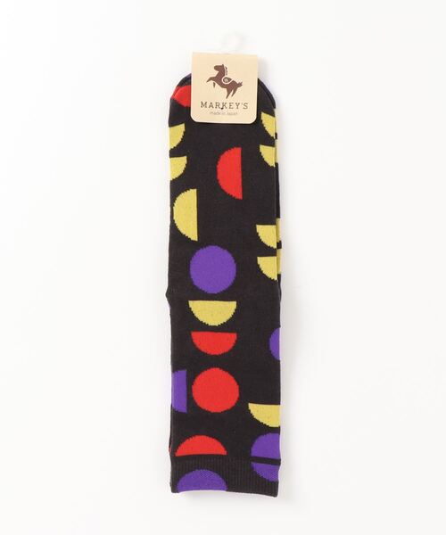 MARKEY'S（マーキーズ）の「マルトハンブンコソックス(おとな/23-25cm)（ソックス/靴下・レディース・チャコール/ブラウン・L）」の3枚目の写真