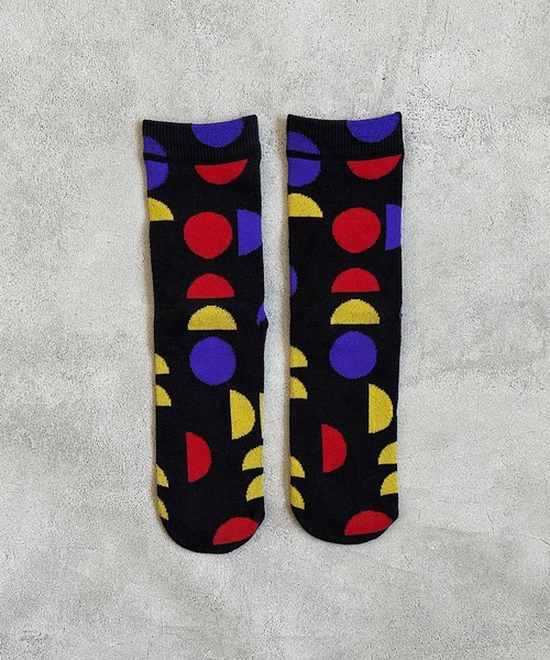 MARKEY'S（マーキーズ）の「マルトハンブンコソックス(おとな/23-25cm)（ソックス/靴下・レディース・チャコール/ブラウン・L）」の5枚目の写真