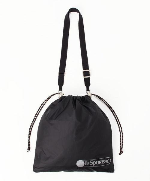 美品 レスポートサック 大容量 ブラック バッ LeSportsac DELUXE XL WEEKENDER リサイクルドブラックJP（ボストンバッグ