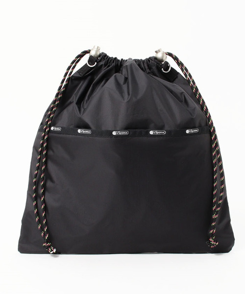 美品 レスポートサック 大容量 ブラック バッ LeSportsac DAILY BACKPACK リサイクルドブラックJP（バックパック/リュック