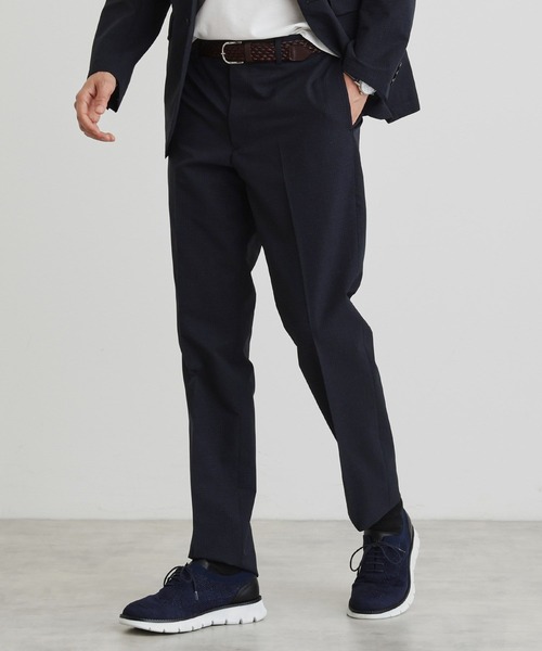 TAKEO KIKUCHI(タケオキクチ)の「【抗菌防臭】COOL DOTS(R)ドビープリント パンツ(スラックス・メンズ・ライトグレー/ブラック/ブルー/ネイビー/ベージュ/ブラック系1/ブルー系その他3/ネイビー系1・01/02/03/04/05)」の7枚目の写真