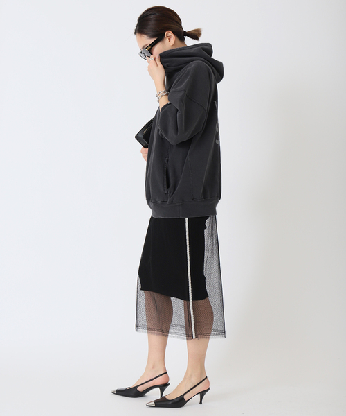 新品タグ付！Deuxieme Classe *JUSPER RIB フーディ　黒 新品タグ付！Deuxieme Classe *JUSPER RIB フーディ黒