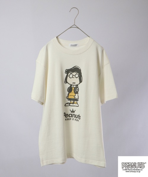 PEANUTS(ピーナッツ)の「PEANUTS ヘッドフォン スヌーピー/チャーリーブラウン/ウッドストック/オラフ/ペパーミントパティ/マーシー 半袖Tシャツ(Tシャツ/カットソー・レディース・カーキ系5/カーキ系2/ネイビー系4/ネイビー系/カーキ系1/カーキ系4/カーキ系3/ネイビー系3/ネイビー/ネイビー系1/ネイビー系2/カーキ/ブラック系/ホワイト系1/ホワイト系3/ホワイト系4/ブラック系2/ブラック系1/ホワイト系2/ホワイト/ホワイト系/オレンジ/サックスブルー系1/ブラック系3/オレンジ系3/サックスブルー系2/オレンジ系2/サックスブルー/サックスブルー系/サックスブルー系3/オレンジ系5/サックスブルー系4/オレンジ系1/オレンジ系4/ブラック/アイボリー系/アイボリー系1/アイボリー/アイボリー系4/アイボリー系3/アイボリー系2・M/3L/L/4L/LL/S)」の8枚目の写真