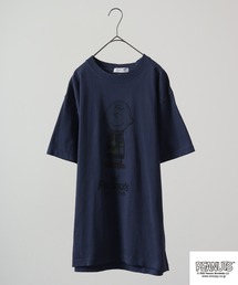 PEANUTS ヘッドフォン スヌーピー/チャーリーブラウン/ウッドストック/オラフ/ペパーミントパティ/マーシー 半袖Tシャツ