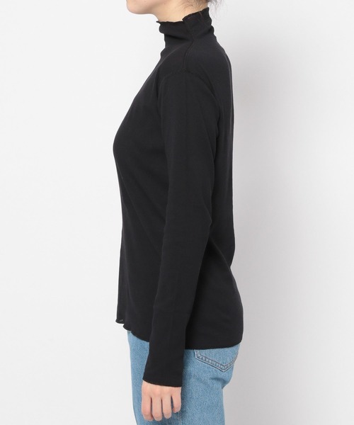 LOWRYS FARM（ローリーズファーム）の「シアーカラーハイネックＬＳ　193963（Tシャツ/カットソー・レディース・ブルー/ブラック/ホワイト/ピンク・FREE）」の14枚目の写真