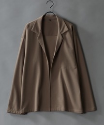 SITRY | amundsen tailored collar BIG jacket/梨地織り テーラード カラー ビッグ ジャケット セットアップ対応可(テーラードジャケット)