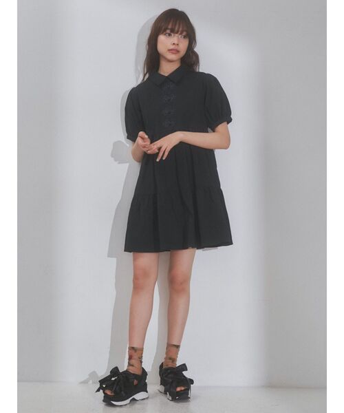 merry jenny（メリージェニー）の「リボンスニーカーサンダル（サンダル・レディース・ブラック/ピンク/アイボリー・SMALL/MEDIUM/LARGE）」の10枚目の写真