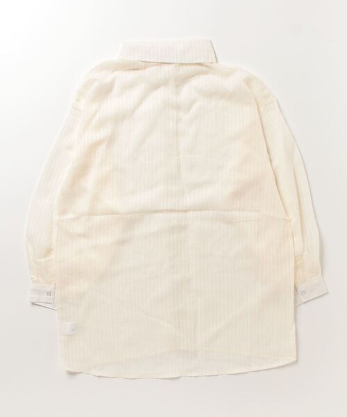 Blasty（ブラスティー）の「BLASTY シアーストライプシャツ（シャツ/ブラウス・レディース・グリーン/ピンク/アイボリー・F）」の10枚目の写真