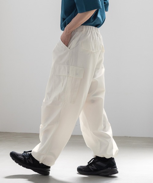 LOWRYS FARM（ローリーズファーム）の「ツイルカーゴパンツ　704985（カーゴパンツ・メンズ・ブラック/オフホワイト/カーキ・MEDIUM/LARGE）」の11枚目の写真