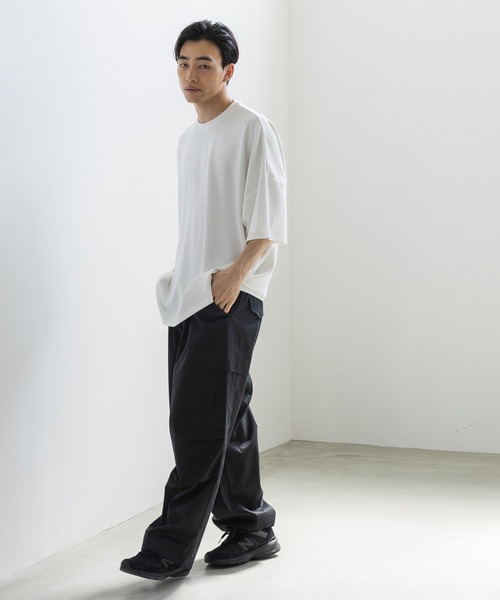 LOWRYS FARM（ローリーズファーム）の「ツイルカーゴパンツ　704985（カーゴパンツ・メンズ・ブラック/オフホワイト/カーキ・MEDIUM/LARGE）」の18枚目の写真