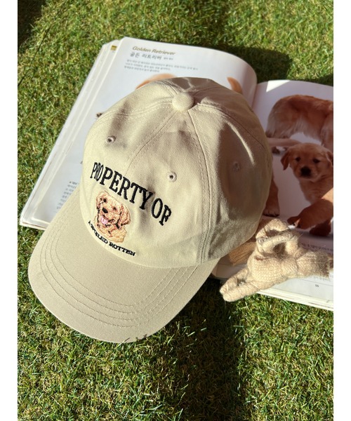 WC（ダブル シー）の「DOGキャップ（キャップ・レディース・ブラック/ベージュ/ブルー・FREE）」の2枚目の写真