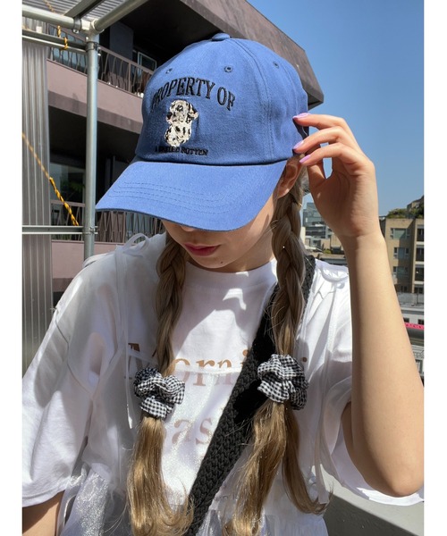 WC（ダブル シー）の「DOGキャップ（キャップ・レディース・ブラック/ベージュ/ブルー・FREE）」の3枚目の写真