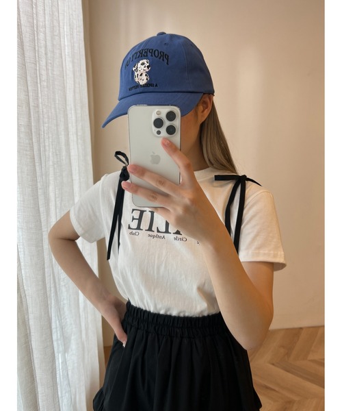 WC（ダブル シー）の「DOGキャップ（キャップ・レディース・ブラック/ベージュ/ブルー・FREE）」の8枚目の写真