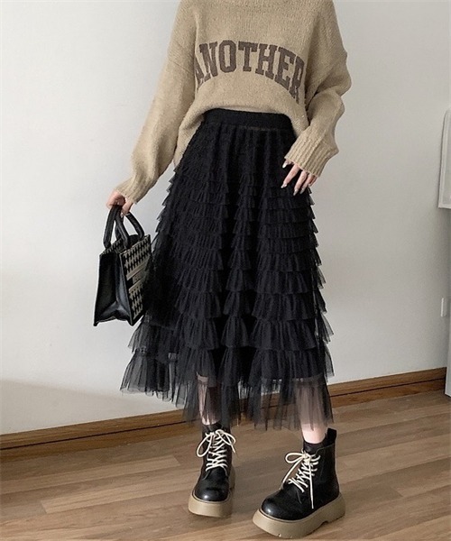 FREE STYLISTS（フリー スタイリスト）の「チュールフリル ロング