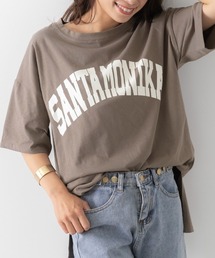 カレッジロゴ SANTAMONIKA プリントロゴTシャツ