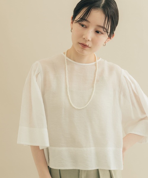 SMELLY（スメリー）の「パールアジャストネックレス（ネックレス・レディース・アイボリー・-）」の4枚目の写真