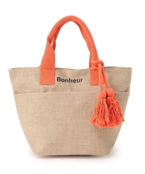 SHOO・LA・RUE（シューラルー）の「◆ジュートランチトートバッグ（トートバッグ・レディース・ブラック/イエロー/オレンジ/ブラック系・00）」の17枚目の写真