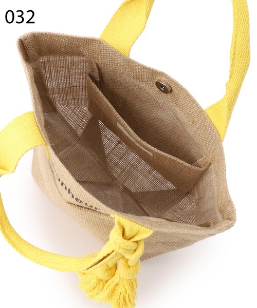 SHOO・LA・RUE（シューラルー）の「◆ジュートランチトートバッグ（トートバッグ・レディース・ブラック/イエロー/オレンジ/ブラック系・00）」の20枚目の写真