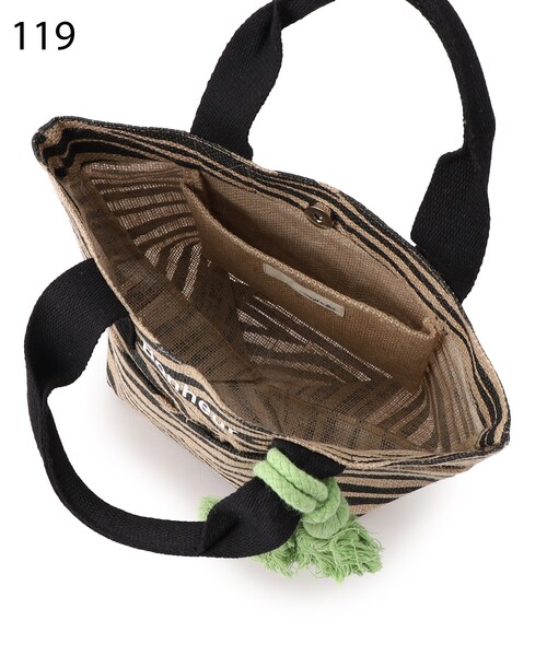 SHOO・LA・RUE（シューラルー）の「◆ジュートランチトートバッグ（トートバッグ・レディース・ブラック/イエロー/オレンジ/ブラック系・00）」の22枚目の写真