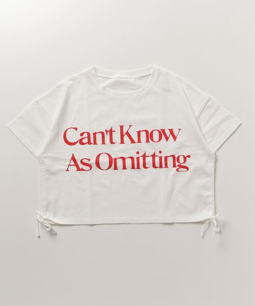 Per sist ence(パーシエンス)の「Per sist ence/パーシエンス サイドドロストクロップド丈Tシャツ(Tシャツ/カットソー・レディース・ホワイト/ブラック・FREE)」の21枚目の写真