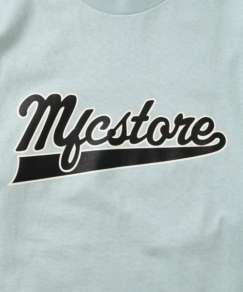 FRUIT OF THE LOOM(フルーツオブザルーム)の「FRUIT OF THE LOOM x MFC STORE TEAM LOGO L/S TEE(Tシャツ/カットソー・メンズ・インディゴブルー/ピンク/ホワイト/ブラック/サックスブルー/グレー・M/L/XL)」の15枚目の写真