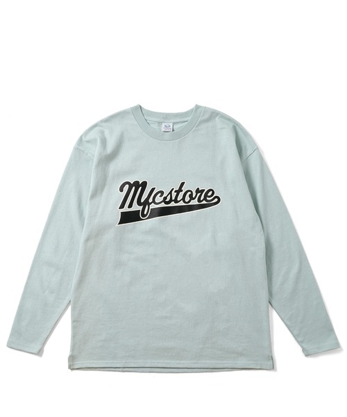 FRUIT OF THE LOOM(フルーツオブザルーム)の「FRUIT OF THE LOOM x MFC STORE TEAM LOGO L/S TEE(Tシャツ/カットソー・メンズ・インディゴブルー/ピンク/ホワイト/ブラック/サックスブルー/グレー・M/L/XL)」の18枚目の写真