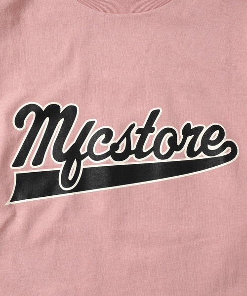 FRUIT OF THE LOOM(フルーツオブザルーム)の「FRUIT OF THE LOOM x MFC STORE TEAM LOGO L/S TEE(Tシャツ/カットソー・メンズ・インディゴブルー/ピンク/ホワイト/ブラック/サックスブルー/グレー・M/L/XL)」の16枚目の写真