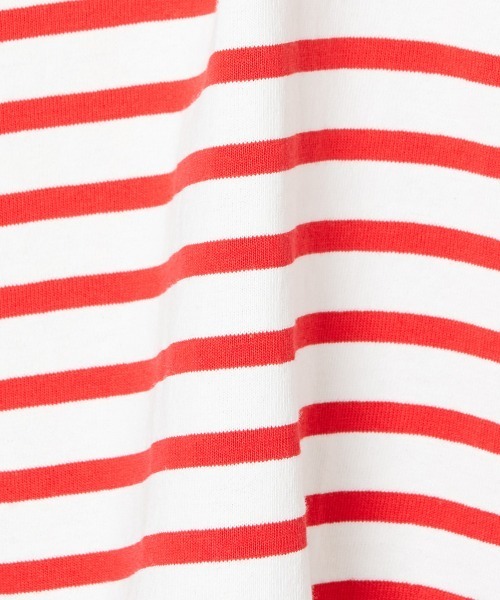 Le temps riche（ルタンリッシュ）の「【販売終了】バスクボーダーハーフスリーブＴシャツ ＜Le temps riche＞（Tシャツ/カットソー・レディース・ブルー/ネイビー/レッド・M/L）」の13枚目の写真