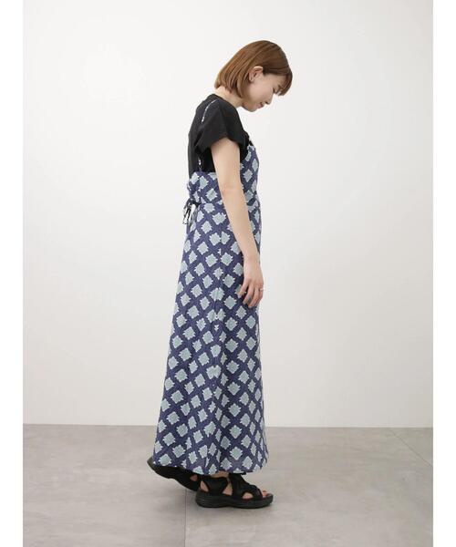 極美品♡ルネ♡フロントリボン　ワンピース Aletta vita フロントジップ後ろリボンキャミワンピース メール