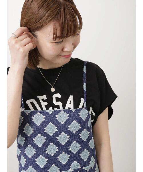 Lugnoncure（ルノンキュール）の「花柄後ろリボンキャミワンピース（ワンピース・レディース・ネイビー/イエロー/レッド・F）」の19枚目の写真