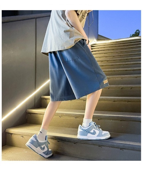 DEVICE（デバイス）の「ワンポイントナンバー カジュアルプリント ハーフパンツ（その他パンツ・メンズ・ネイビー/ブラック/グリーン・FREE）」の15枚目の写真