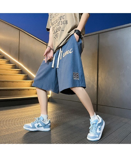DEVICE（デバイス）の「ワンポイントナンバー カジュアルプリント ハーフパンツ（その他パンツ・メンズ・ネイビー/ブラック/グリーン・FREE）」の17枚目の写真
