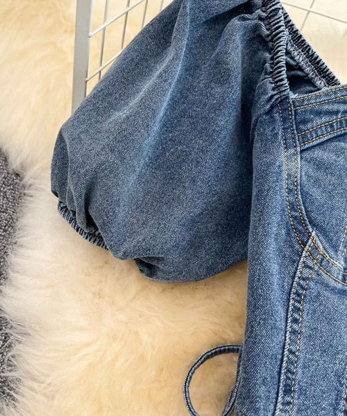 SPIGA（スピーガ）の「ﾃﾞﾆﾑﾐﾆｽｶｰﾄｾｯﾄｱｯﾌﾟ（デニムスカート・レディース・ブルー・FREE）」の18枚目の写真