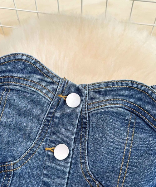 SPIGA（スピーガ）の「ﾃﾞﾆﾑﾐﾆｽｶｰﾄｾｯﾄｱｯﾌﾟ（デニムスカート・レディース・ブルー・FREE）」の19枚目の写真