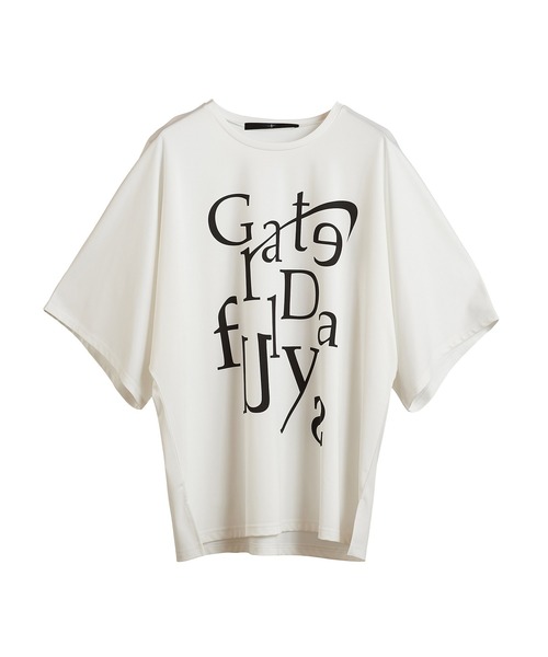 NO ID.（ノーアイディ）の「メッセージプリントドルマンスリーブBIG-T（Tシャツ/カットソー・メンズ・ホワイト/ブラック/ネイビー・ONE SIZE）」の21枚目の写真