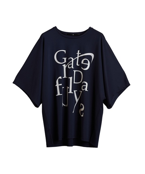 NO ID.（ノーアイディ）の「メッセージプリントドルマンスリーブBIG-T（Tシャツ/カットソー・メンズ・ホワイト/ブラック/ネイビー・ONE SIZE）」の22枚目の写真