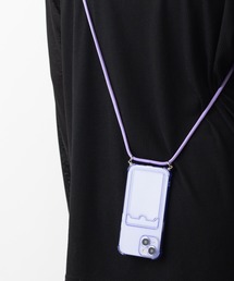 emonique | カードポケット パラコードストラップ付き クリアiPhoneケース カバー se 11 11pro 12 12pro 12mini 13 13mini 14 14pro 15 15pro 16 16pro 16e 17 17pro Air(スマホケース/カバー)