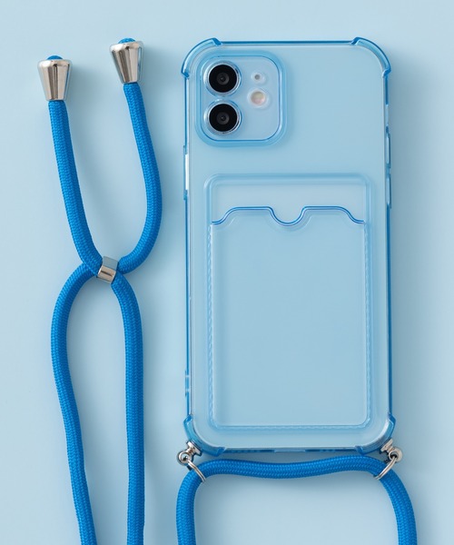 emonique（エモニーク）の「カードポケット パラコードストラップ付き クリアiPhoneケース カバー se 11 11pro 12 12pro 12mini 13 13mini 14 14pro 15 15pro 16 16pro 16e 17 17pro Air（スマホケース/カバー・レディース・クリア/ピンク/ブルー/ブラック/パープル・iPhone 7/8/SE(第2/第3世代)/iPhone 11/iPhone 11 Pro/iPhone 12/iPhone 12 Pro/iPhone 13/iPhone 14/iPhone 14 Pro/iPhone 12 mini/iPhone 13 mini/iPhone 15/iPhone 15 Pro/iPhone 16 Pro/iPhone 16/iPhone 16e/iPhone 17/iPhone 17 Pro/iPhone Air）」の13枚目の写真