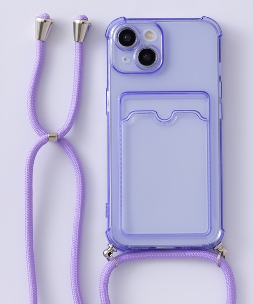 emonique（エモニーク）の「カードポケット パラコードストラップ付き クリアiPhoneケース カバー se 11 11pro 12 12pro 12mini 13 13mini 14 14pro 15 15pro 16 16pro 16e 17 17pro Air（スマホケース/カバー・レディース・クリア/ピンク/ブルー/ブラック/パープル・iPhone 7/8/SE(第2/第3世代)/iPhone 11/iPhone 11 Pro/iPhone 12/iPhone 12 Pro/iPhone 13/iPhone 14/iPhone 14 Pro/iPhone 12 mini/iPhone 13 mini/iPhone 15/iPhone 15 Pro/iPhone 16 Pro/iPhone 16/iPhone 16e/iPhone 17/iPhone 17 Pro/iPhone Air）」の15枚目の写真