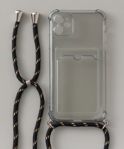 emonique（エモニーク）の「カードポケット パラコードストラップ付き クリアiPhoneケース カバー se 11 11pro 12 12pro 12mini 13 13mini 14 14pro 15 15pro 16 16pro 16e 17 17pro Air（スマホケース/カバー・レディース・クリア/ピンク/ブルー/ブラック/パープル・iPhone 7/8/SE(第2/第3世代)/iPhone 11/iPhone 11 Pro/iPhone 12/iPhone 12 Pro/iPhone 13/iPhone 14/iPhone 14 Pro/iPhone 12 mini/iPhone 13 mini/iPhone 15/iPhone 15 Pro/iPhone 16 Pro/iPhone 16/iPhone 16e/iPhone 17/iPhone 17 Pro/iPhone Air）」の17枚目の写真