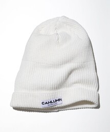 CAHLUMN/カウラム Cotton Linnen Roll Knit Cap/コットン リネン ロールニットキャップ